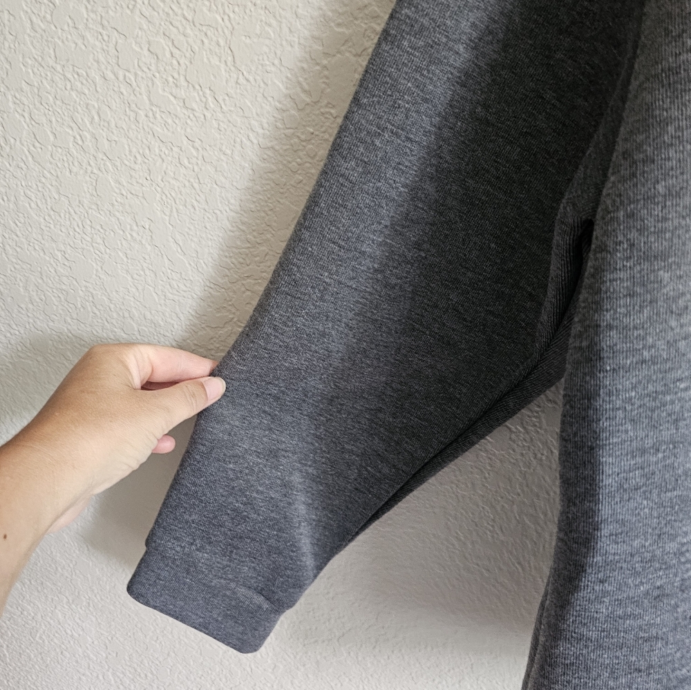 Zara Gray Hooded Sweatshirt - Picture 3 of 4